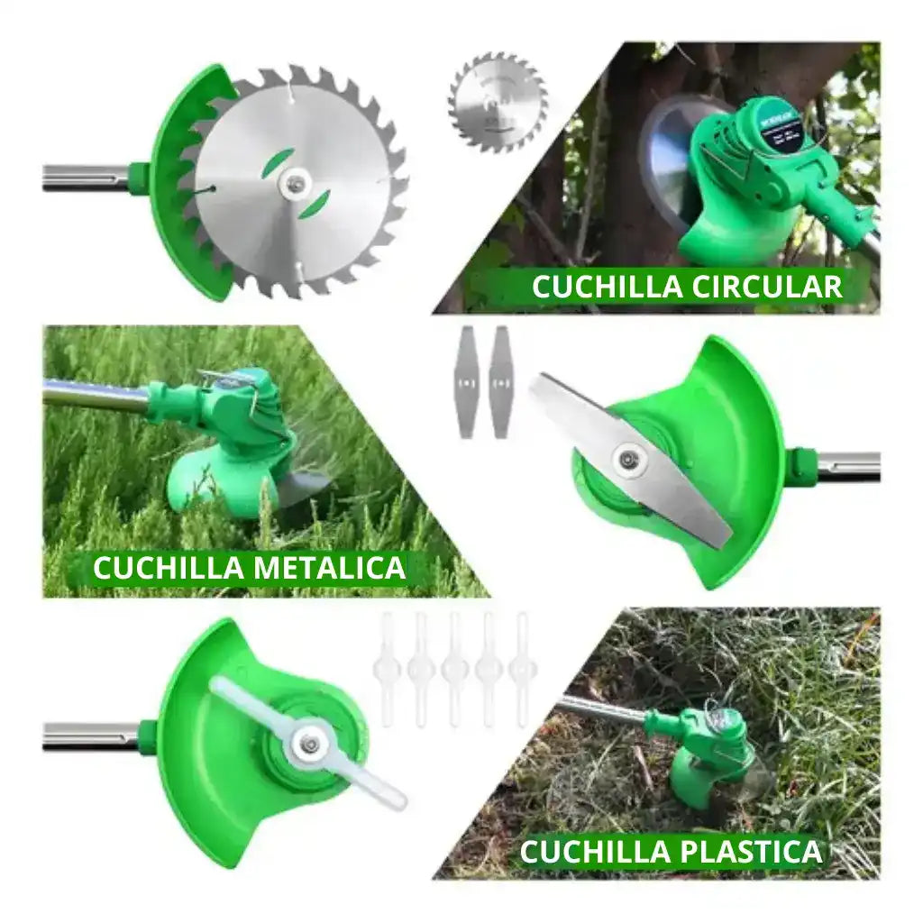 MultiCorte 3 en 1 CUIDADO PARA TU JARDIN + KIT COMPLETO DE SEGURIDAD PERSONAL